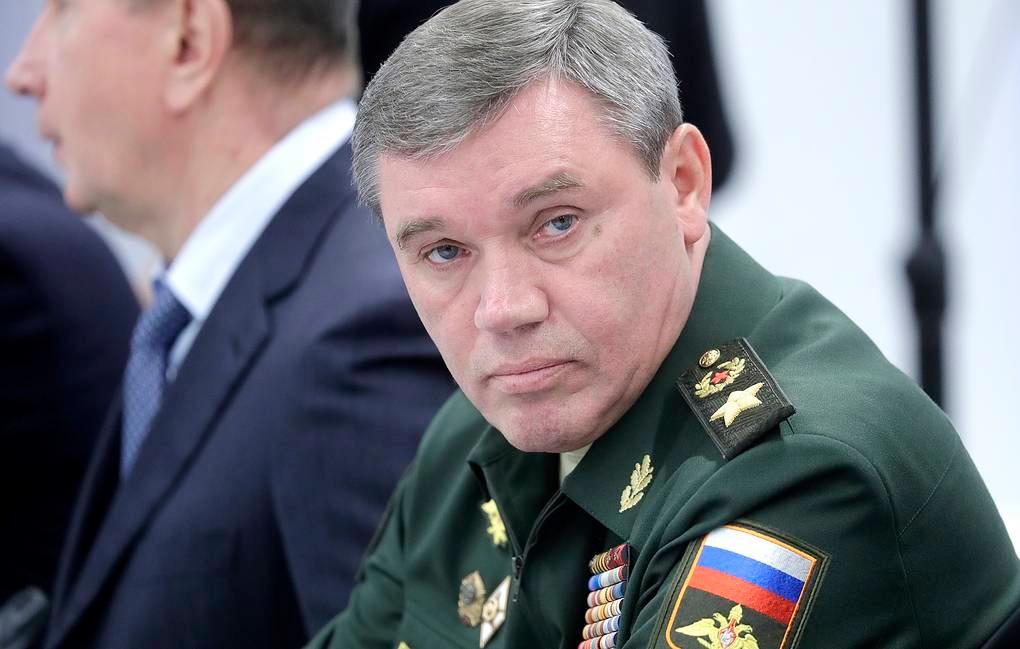 Venäjän armeijan komentaja kenraali Valery Gerasimov.